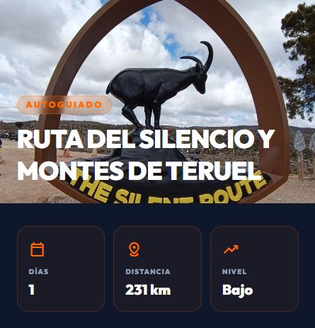 Moto en la Ruta del Silencio y los montes de Teruel